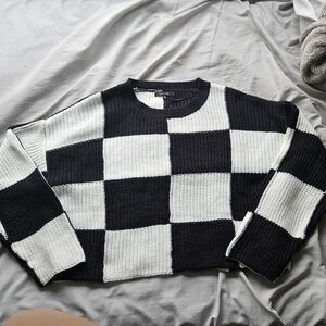 Black and White Sweater